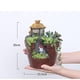 thumbnail image 5 of 1 maceta de resina para plantas suculentas, maceta para flores, decoración artesanal para el jardín del hogar ~ diseño de rana Cola Maceta, 5 of 8