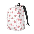 thumbnail image 2 of Balery Hand Drawn Strawberry Vintage Canvas Backpack for Men and Women - Large Capacity, Durable Travel Laptop Bag for School, Work, Hiking, and Outdoor Activities, 2 of 7