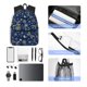 thumbnail image 4 of Easygdp Dark Blue Christmas Mochila Casual para Portátil, Mochila para Escuela, Viajes, Negocios, 4 of 6