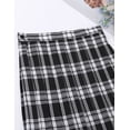thumbnail image 5 of iEFiEL Women's School Uniforms Japan A-Line Plaid Pleated Mini Skirt Cosplay Costume Skirt, 5 of 7