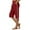 Red, variant on cfhntfmh Capri Pants for Women High Waist Workout Yoga Pants with Pockets Solid Color Leggings Crop Straight Leg Capris