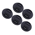 thumbnail image 3 of EeaseCA 5 Pcs 58mm Durable Plastic Front Lens Cover Compatible for Nikon Cano Camera Digital Camera(Black), 3 of 8
