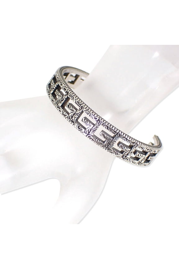 Pre-Owned GUCCI 925 Square G Bangle