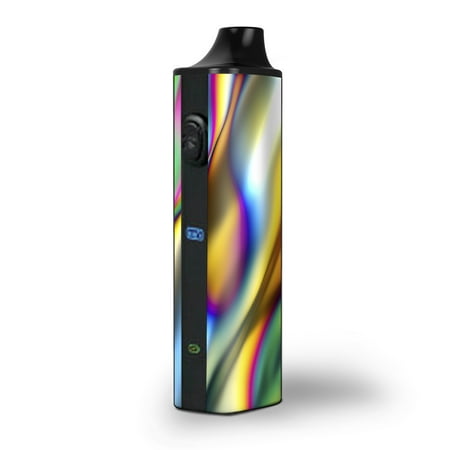 Skin Decal for Pulsar APX Herb Vape / Oil Slick Rainbow Opalescent Design (Best Vape For Herb And Oil)