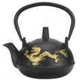 thumbnail image 1 of Iron Teapot, Iron Tea Set, Japanese Style For Birthday Present Teahouse Home Thanksgiving Gift, 1 of 8