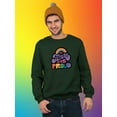 thumbnail image 2 of The Future Is Proud. Sweatshirt Men -Smartprints Designs, Male 4X-Large, 2 of 4