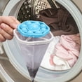 thumbnail image 4 of Floating Hair Filtering Mesh Lint Remover Pet Hair Catcher for Washer Reusable Debris Collector Easy Clean Laundry Machine Sustainable Eco Friendly, 4 of 5