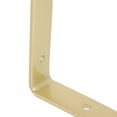 thumbnail image 3 of HEALEEP Shelf Brackets Heavy Duty Iron Golden for Decorators 1Set, 3 of 6