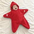 thumbnail image 2 of Takafot Baby Starfish Onesie Zipper Hooded Star Suit Newborn Outfit Newborn Romper, Infant Footie Jumpsuit Winter Warm Outfits, 2 of 5