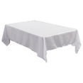 thumbnail image 1 of DJN Clearance Sale Table Cloth Hotel Banquet Wedding Scene Solid Color Rectangular Smooth Satin Table Cloth Satin Table Cloth Satin Table Cloth Bleach White cloth White C, 1 of 7