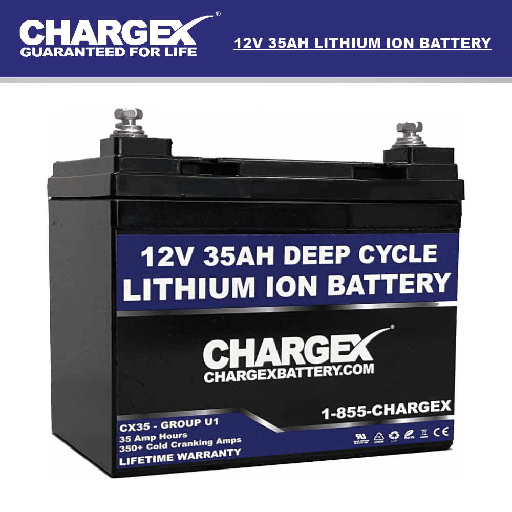 CHARGEX 12V 35A Lithium-Ion Battery