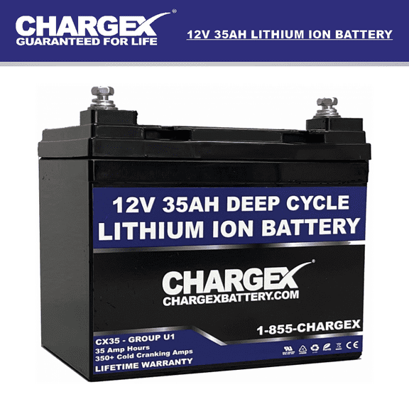 CHARGEX® 12V 35A Lithium-Ion Battery