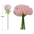 Coolmade Vintage Peony Artificial Flowers 2 Pack Silk Flowers Bouquet