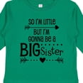 thumbnail image 4 of Inktastic So I'm Little, but I'm Gonna Be a Big Sister Girls Long Sleeve Toddler T-Shirt, 4 of 5