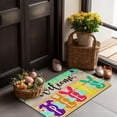 thumbnail image 2 of Easter Door Mat 30 X 17 in - Bunny Welcome Peeps Mat - Non-Slip Indoor Outdoor Door Mat Easter Decor Rubber Mats, 2 of 6