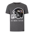 thumbnail image 5 of Recovered NFL Ravens Helmet T-Shirt, Grey, 5 of 5