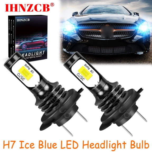 IHNZCB H7 for Benz Cla250 Gls450 Gl450 Ice Blue Led Headlights Bulb,HKL,Y05