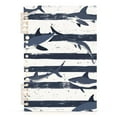 thumbnail image 7 of FORMRS 1-Subject Spiral Notebook 8" x 5" College Ruled 60 Refillable Sheet A5 Hard Cover, 2 Pack, Light Sharks, 7 of 7