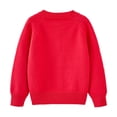 thumbnail image 3 of Coerni Girls Cardigan Sweaters Colorful Hairball Long Sleeve Knitted Outerwear Button-Up Cute Comfy Kids Fall Clothes, 3 of 9