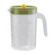 thumbnail image 2 of Hervidor de agua fría con textura de dopamina ondulada, jarra de plástico de gran capacidad, bicolor, blanco y verde, elegante recipiente para bebidas, ideal para té, jugos, fiestas, uso en el ho, 2 of 5