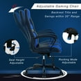 thumbnail image 5 of YRLLENSDAN Gaming Chair Collection Ergonomic Adults Massage High-Back PU Leather Adjustable Height, 5 of 8