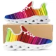 thumbnail image 1 of Zapatillas deportivas de moda con diseño colorido para hombre, mujer y adolescentes, de malla transpirable, informales, con cordones y zapatillas de baloncesto., 1 of 6