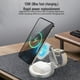 thumbnail image 5 of Cargador inalámbrico rápido con autorrotación magnética de 360 grados 3 en 1 para iPhone/i-Watch/Airpods, estación de carga, 5 of 5