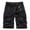 Black, variant on Cargo Shorts for Men Button Zipper Pockets Shorts Summer Casual Cotton Relaxed Fit Outdoor Hiking Shorts