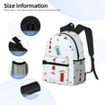 thumbnail image 5 of Gaeub Nautical Lighthouse Sailboat School Backpack Waterproof Bookbag for Men Women College High School Bags, 5 of 8