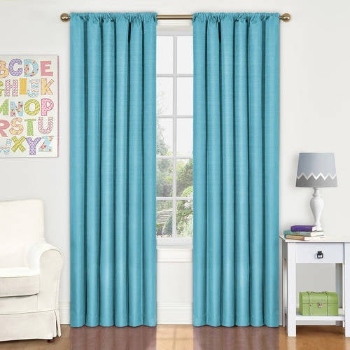 42&#34;x54&#34; Kenna Blackout Thermaback Curtain Panel Turquoise - Eclipse My Scene