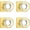 Satin Brass, variant on 2 Pack Matte Black Dummy Door Knob Glass Door Knobs Interior Crystal Door Handles for Hall and Closet Crystal Door Knobs