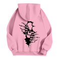 thumbnail image 1 of MHFRRA Sudaderas con Capucha para Hombre para Actividades Al Aire Libre Sudaderas Cómodas con Estampado Gráfico, Ideales para Uso Informal En Verano y Otoño Rosa, 1 of 2