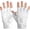 White, variant on Sports Unlimited Max Clash Adult Padded Half Finger Lineman Football Gloves