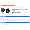 thumbnail image 2 of Instrument Panel Lamp Socket - Compatible with 1970 - 1978 Dodge Charger 1971 1972 1973 1974 1975 1976 1977, 2 of 2