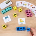 thumbnail image 4 of Lubelski 1 Set Crossword Puzzle Simple Operation Bright Color Early Education Word Spelling 3D Blocks Game for Gift, 4 of 8