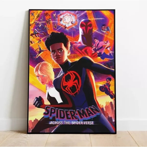 POSTER Spider-Man Across the Spider-Verse Poster,3 UNFRAMED, 12x18
