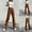 520-Brown, variant on Byworldtasic Womens Jeans Khaki Pants for Women Y2K Straight Wide Leg Jeans Patchwork Denim Pants Harajuku Loose Cargo Pants with Pockets Brown