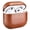 Brown, variant on ICARER FAMILY AirPods 4 Leather Case, Vintage leather Case With Strap Black