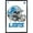 Black Framed Version, variant on NFL Detroit Lions - Drip Helmet 20 Wall Poster, 22.375" x 34", Framed