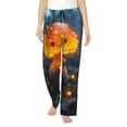 thumbnail image 1 of Balery Glowing Mushroom In Forest Pantalones de pijama para mujer, pijamas ultraligeros, pantalones de estar por casa-3X-Large, 1 of 6