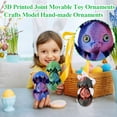 thumbnail image 3 of 3D Printed Easter Bunny Egg Toy – Jointed Movable Rabbit Decoration, Spring Festival Craft for Kids, Easter Gift & Holiday Decor, 3 of 7