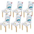 thumbnail image 1 of Funda protectora de silla ABPHQTO con globos de aire caliente Juego de 6, 1 of 4