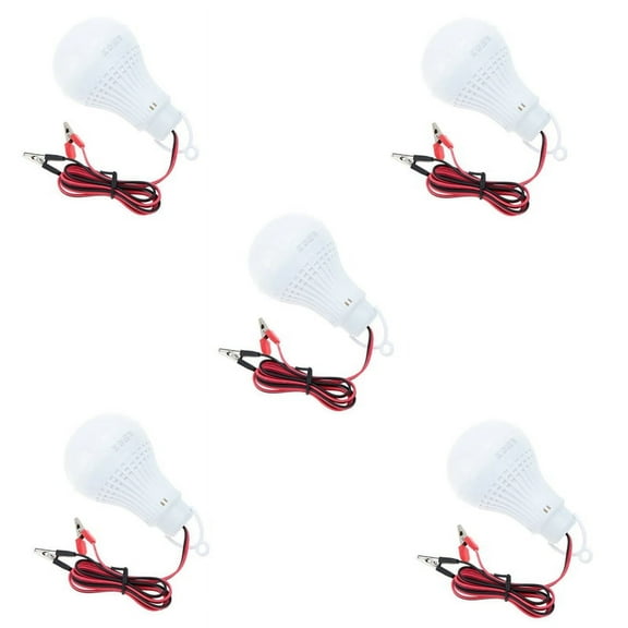 5X DC 12V 7W LED Bulb General Light Bulb Type Home / Camp / Hiking / Emergency / Outdoor