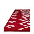 thumbnail image 5 of Unique Loom Moroccan Trellis Collection Area Rug - Mamounia (9' x 12' Rectangle Red/Ivory), 5 of 6