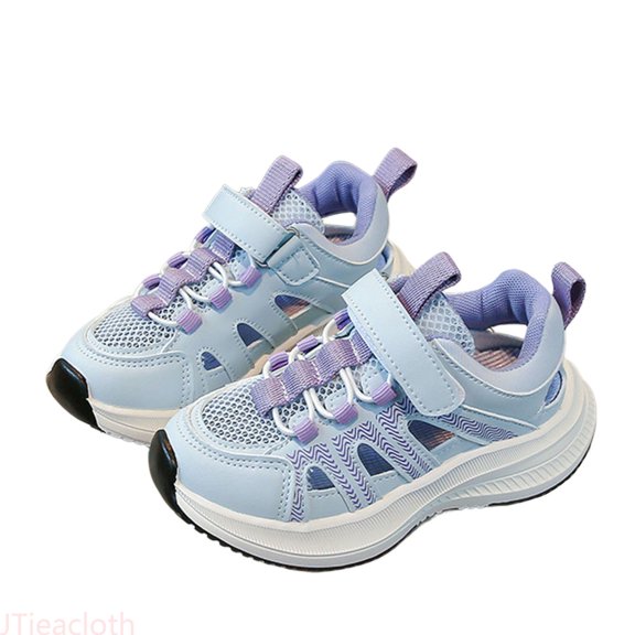 JTieacloth Summer Girls Sneakers Breathable Casual Lightweight Fashionable Shoes For Kids Comfortable Everyday Wear Athletic Footwear Running Athletic Shoes,Sizes 10 Little Kid