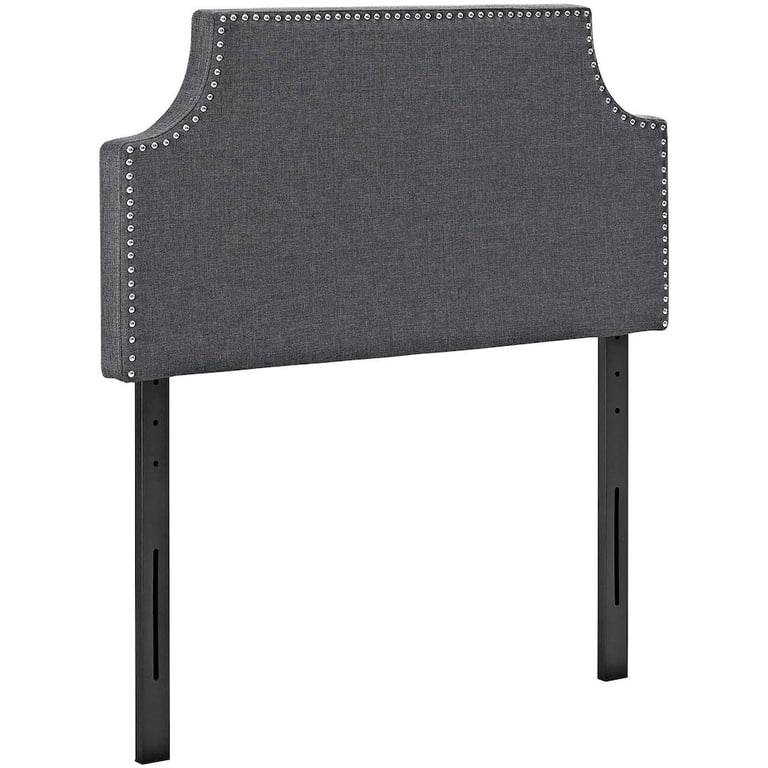 Modway Laura Twin Upholstered Fabric Headboard, Gray photo 4