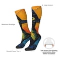 thumbnail image 3 of Daiia Sports Socks Abstract Funny Duck Printed Novelty Crew Socks for Men Women Knee High Socks Cotton Socks Soft & Breathable Support Unisex Socks, 3 of 9