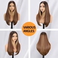 thumbnail image 2 of Peluca sintética con encaje frontal NOSTALGIA Honey Blonde 24 pulgadas para mujer, 2 of 6