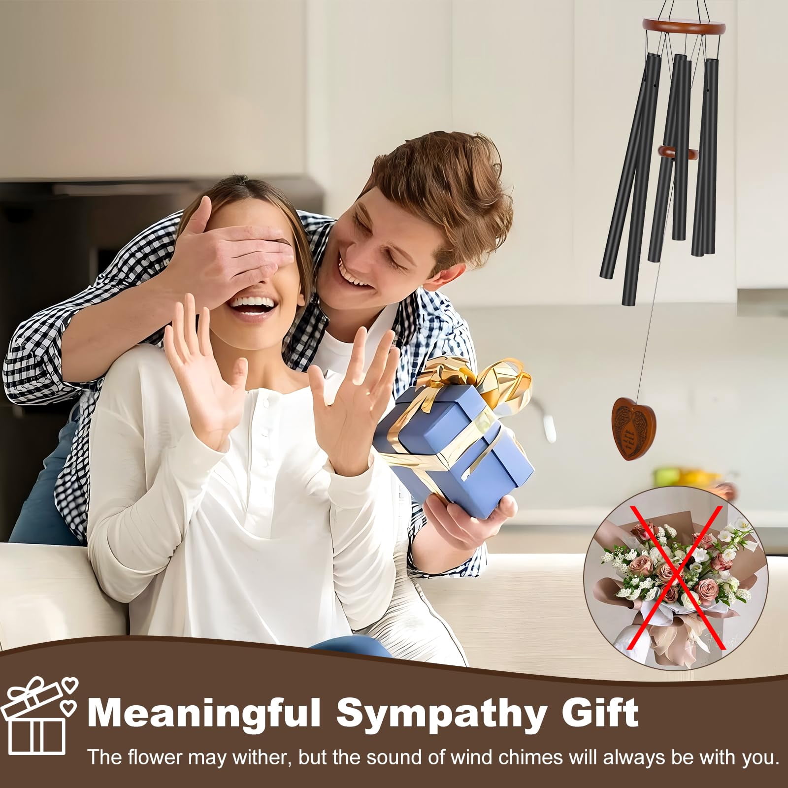 Memorial Gifts For Loss Of Father Windchimes In Memory A Loved One Sympathy Dad Wind Chimes Remembrance Funeral Bereavement