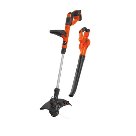 BLACK+DECKER LCC340C 40V MAX* Lithium-Ion Cordless String Trimmer & Sweeper Combo (Best Battery Powered String Trimmer)